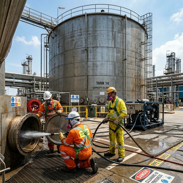 Storm Drain Tank Cleaning