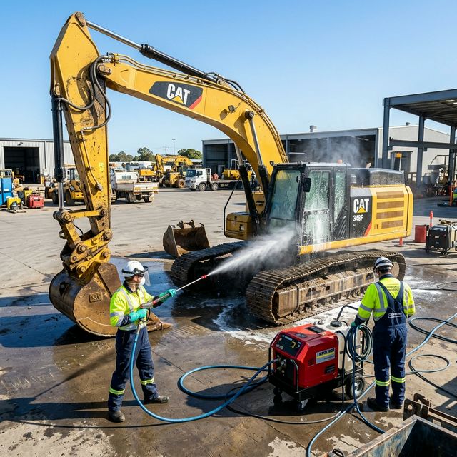 Heavy Equipment Degreasing